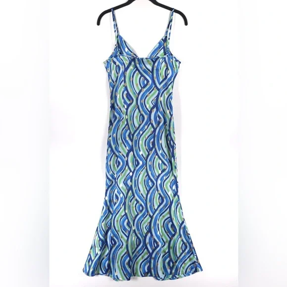 NWOT‎ NEVER FULLY DRESSED Strappy Lindos Dress Buttoned up Size 2